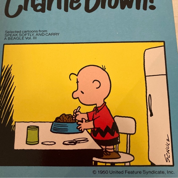 Vintage Charlie Brown Set of 5 Softcover Books in Slip Case by Charles M. Schulz - Picture 13 of 13